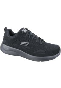 skechers - Buty sportowe Sneakersy męskie, Skechers Dynamight 2.0. Kolor: czarny. Sport: turystyka piesza