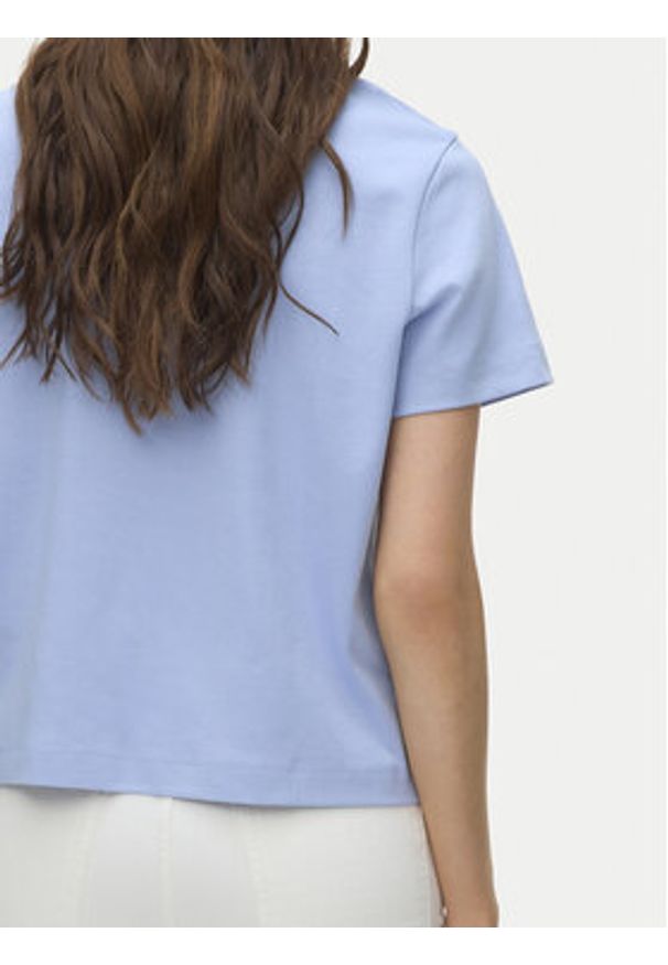 Vero Moda T-Shirt Sara 10311633 Błękitny Regular Fit. Kolor: niebieski. Materiał: bawełna
