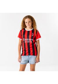 AC MILAN - Koszulka domowa AC Milan Dziecięca. Kolor: czerwony, wielokolorowy, czarny. Sport: piłka nożna #1