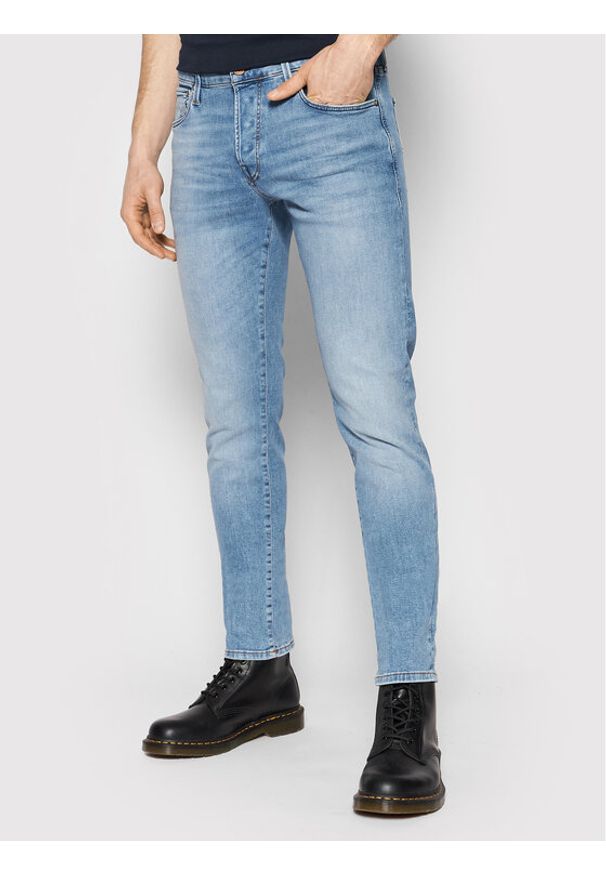 Jack & Jones - Jack&Jones Jeansy Glenn 12204334 Niebieski Slim Fit. Kolor: niebieski