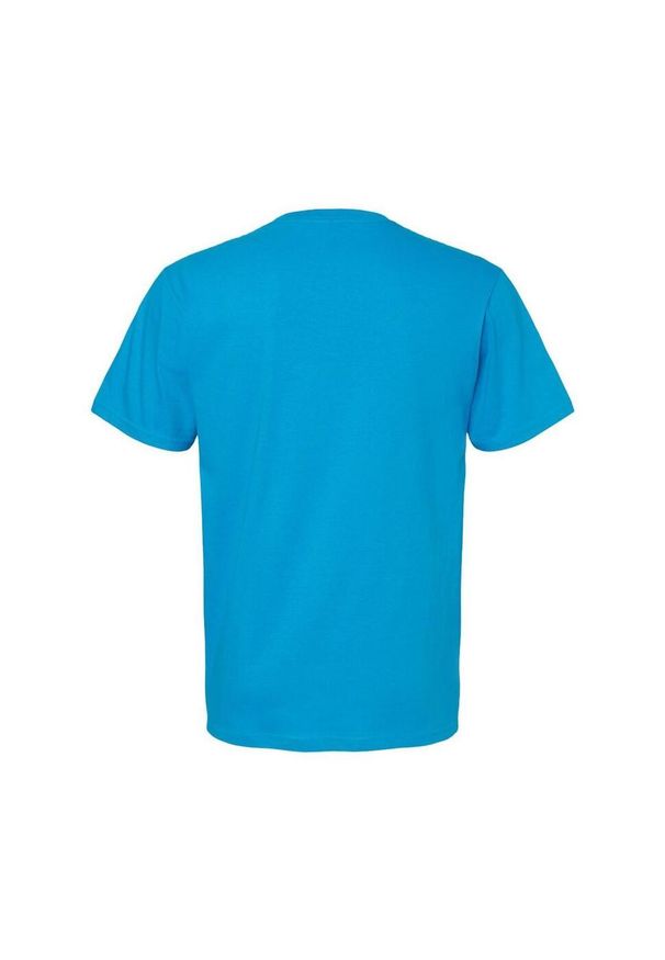 GILDAN - Koszulka Unisex Dla Dorosłych Softstyle Midweight. Kolor: niebieski. Materiał: bawełna. Sport: turystyka piesza