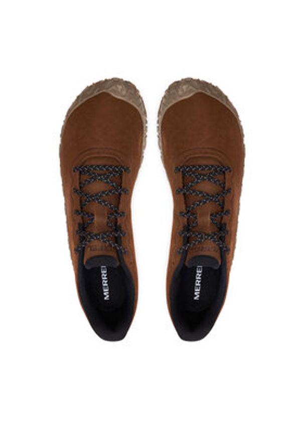 Merrell Sneakersy Vapor Glove 6 Ltr J067863 Brązowy. Kolor: brązowy. Materiał: skóra
