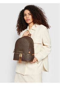 MICHAEL Michael Kors Plecak Rhea Zip 30S7GEZB1B Brązowy. Kolor: brązowy. Materiał: skóra #5