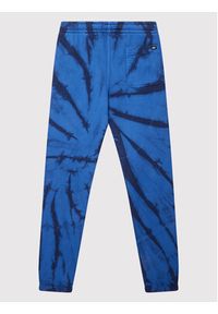Vans Spodnie dresowe Tie Dye VN00002K Niebieski Regular Fit. Kolor: niebieski. Materiał: bawełna
