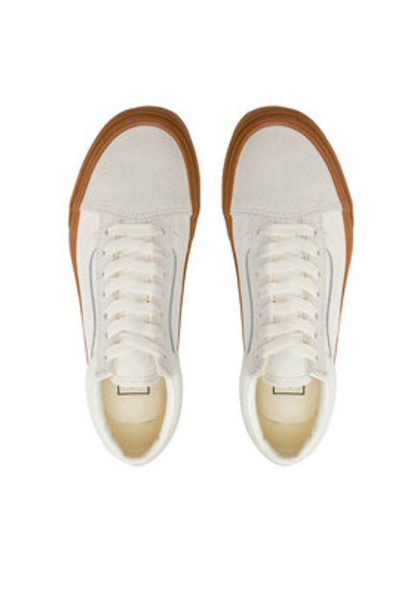 Vans Tenisówki Old Skool VN000CR5OVM1 Écru. Materiał: materiał