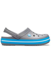 Chodaki Crocs Crocband. Kolor: biały, wielokolorowy, niebieski, szary. Materiał: materiał, syntetyk