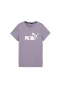 Puma - Damska koszulka z logo Essentials PUMA Pale Plum Purple. Kolor: fioletowy