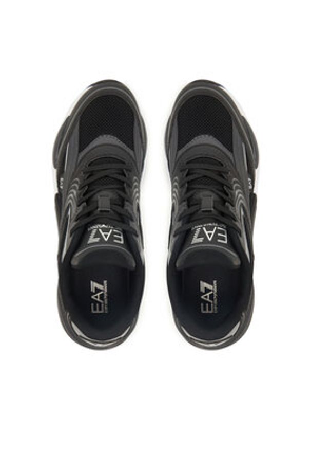 EA7 Emporio Armani Sneakersy 7X000309 AF18448 MZ234 Czarny. Kolor: czarny. Materiał: skóra