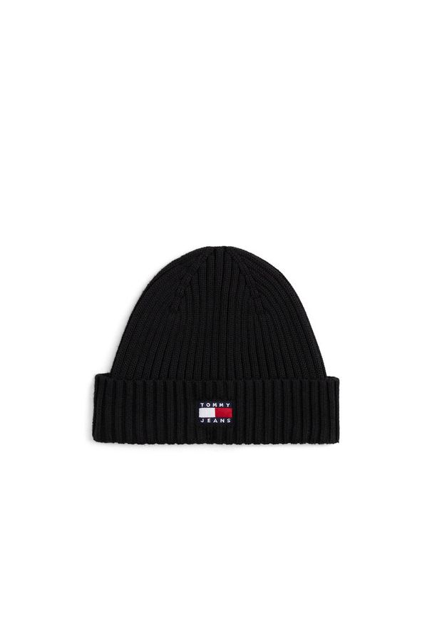 Czapka Tommy Jeans. Kolor: czarny