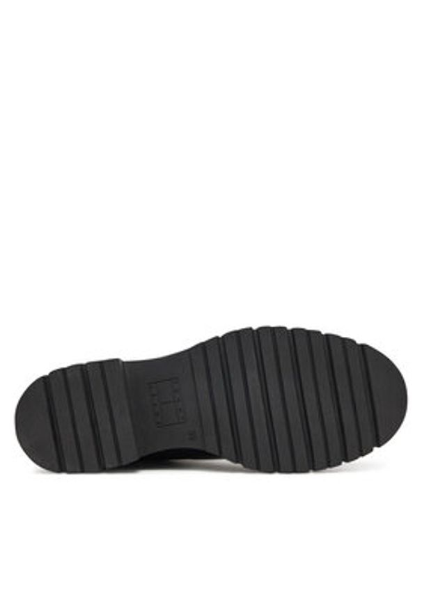 Tommy Jeans Trapery Tjw Lace Up Leather Boot EN0EN02824 Czarny. Kolor: czarny. Materiał: skóra