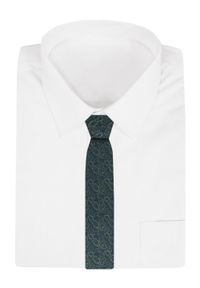 Krawat Męski - Chattier - Odcienie Zieleni, Wzór Kwiatowy. Kolor: zielony. Materiał: tkanina. Wzór: kwiaty. Styl: klasyczny, wizytowy, elegancki