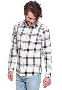 Wrangler - WRANGLER LS 1 PKT SHIRT KOSZULA MĘSKA OFF WHITE W5A1T2737 112129985 #10