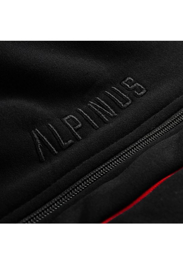 Bluza polarowa turystyczna męska Alpinus Bonette Power Stretch Pro. Kolor: czarny. Materiał: polar