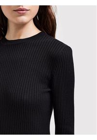 Selected Femme Sweter Lydia 16085202 Czarny Slim Fit. Kolor: czarny. Materiał: bawełna, lyocell #4