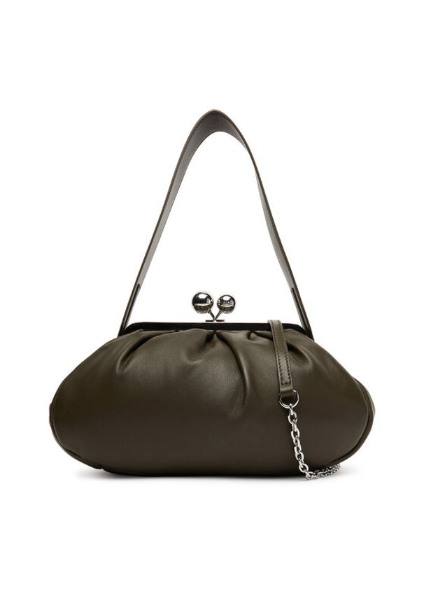 Weekend Max Mara Torebka Cubico 2525516194600 Khaki. Kolor: brązowy. Materiał: skórzane