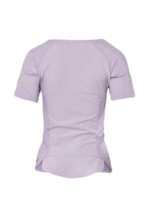 IQ - T-shirt Damski Z Krótkim Rękawem Trening Heria. Kolor: różowy, wielokolorowy, fioletowy. Długość rękawa: krótki rękaw. Długość: krótkie. Sport: fitness