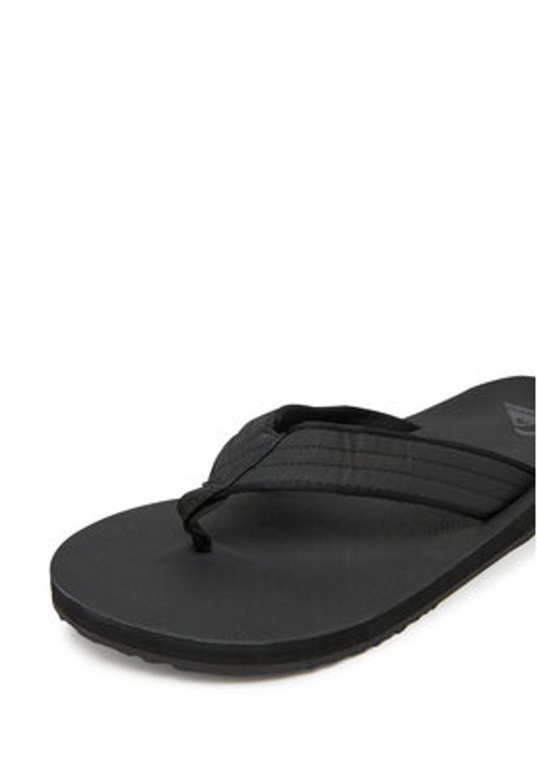 Quiksilver Japonki 808416 Czarny. Kolor: czarny. Materiał: syntetyk, materiał