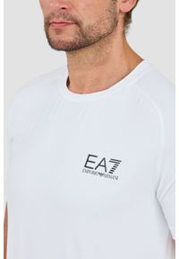 EA7 Emporio Armani - EA7 Biały męski t-shirt Ventus 7, Rozmiar L. Kolor: biały #2