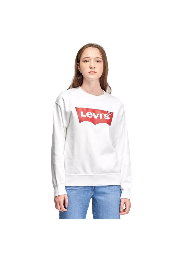 Levi's® - Bluza Graphic Crew Rozmiar XS Biały - 18686-0011. Kolor: biały