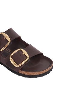 Birkenstock Klapki Arizona Big Buckle 1032916 Beżowy ciemny. Kolor: beżowy. Materiał: skóra #6