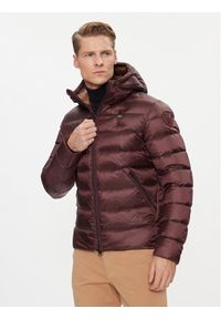 Blauer Kurtka puchowa 23WBLUC03075 Brązowy Regular Fit. Kolor: brązowy. Materiał: syntetyk, puch