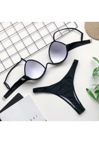 Intica - Strój kąpielowy z usztywnianym topem klasyczny fason odporny na słońce Adalmiina. Kolor: wielokolorowy. Materiał: materiał #6