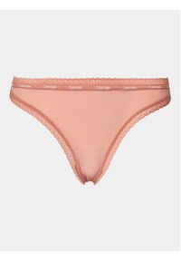 Calvin Klein Underwear Komplet 3 par stringów 000QD3802E Kolorowy. Materiał: syntetyk. Wzór: kolorowy #6