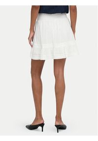 only - ONLY Spódnica mini Katti 15376205 Biały Regular Fit. Kolor: biały. Materiał: bawełna #2