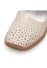 Rieker Półbuty 41399-60 Beżowy. Kolor: beżowy. Materiał: skóra #7