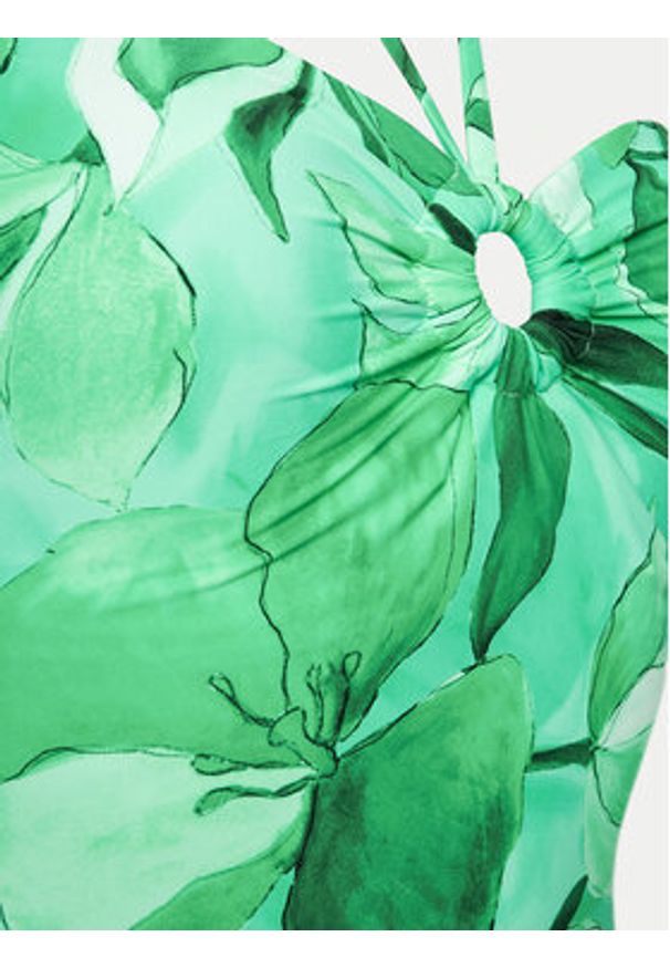 Seafolly Strój kąpielowy Secret Garden 11124-220 Zielony. Kolor: zielony. Materiał: syntetyk