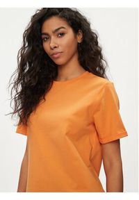Pieces T-Shirt Ria 17086970 Pomarańczowy Regular Fit. Kolor: pomarańczowy. Materiał: bawełna #4