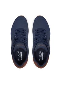 skechers - Skechers Sneakersy Uno - Suited On Air 183004 Granatowy. Kolor: niebieski. Materiał: skóra #4