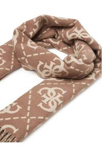 Guess Szalik W5BZ33 Z4210 Beżowy. Kolor: beżowy. Materiał: poliester, materiał