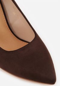 Renee - Brązowe Szpilki Vices ze Skórzaną Wkładką w Klasycznym Stylu Vennael. Okazja: na co dzień, na spotkanie biznesowe, na ślub cywilny, do pracy, na wesele. Kolor: brązowy. Materiał: skóra. Obcas: na szpilce. Styl: klasyczny #4