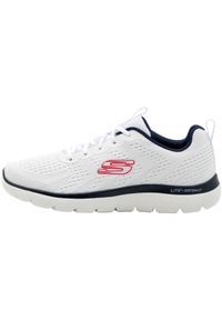 skechers - Buty treningowe męskie SKECHERS Summits Torre. Kolor: niebieski, wielokolorowy, biały. Model: Skechers Sport. Sport: turystyka piesza