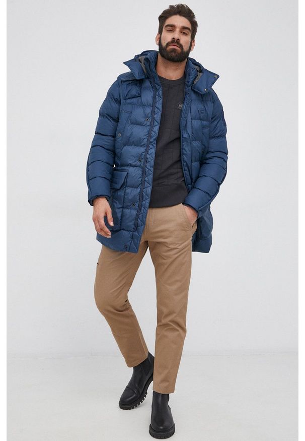 G-Star RAW - G-Star Raw Bluza męska kolor szary gładka. Kolor: szary. Materiał: dzianina, poliester. Wzór: gładki