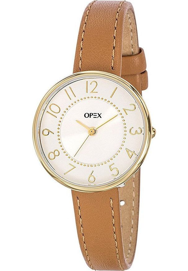 Zegarek Opex Zegarek damski Opex X3993LA1 brązowy. Kolor: brązowy