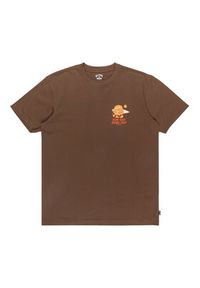 Billabong T-Shirt Gimmicks EBYZT00363 Brązowy Regular Fit. Kolor: brązowy. Materiał: bawełna #6