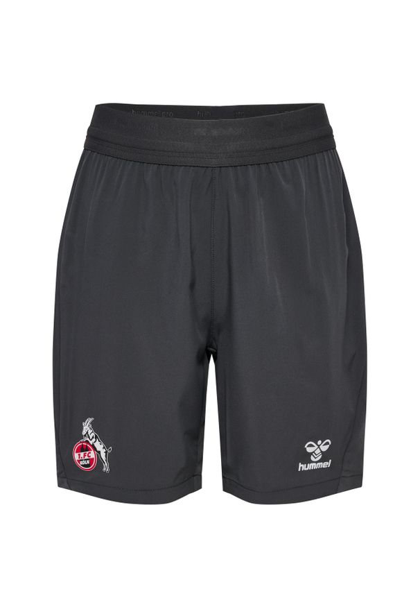 Hummel - Krótka dziecięca spódnica FC Köln Pro 2024/25. Kolor: szary. Długość: krótkie. Styl: młodzieżowy, sportowy