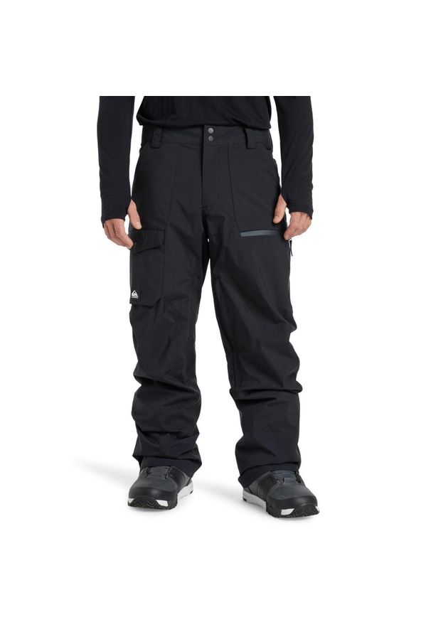 Quiksilver - Spodnie do sportów zimowych techniczne dla Mężczyzn UTILITY. Kolor: czarny. Materiał: poliester. Sezon: zima. Sport: narciarstwo