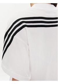 Adidas - adidas T-Shirt Future Icons 3-Stripes IV5270 Biały Relaxed Fit. Kolor: biały. Materiał: bawełna #6