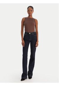Vero Moda Top Million 10305800 Brązowy Regular Fit. Kolor: brązowy. Materiał: syntetyk #4