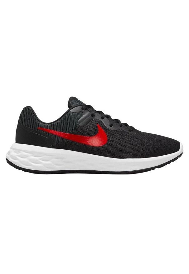 Nike - Męskie Buty Treningowe Revolution 6. Kolor: czarny, czerwony, wielokolorowy. Sezon: zima