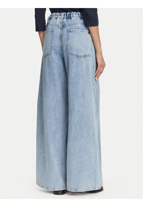 Weekend Max Mara Jeansy Zattera 2625186031 Niebieski Wide Leg. Kolor: niebieski