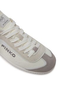 Pinko - PINKO Sneakersy Reby 03 SS0061 T025 Écru. Materiał: materiał