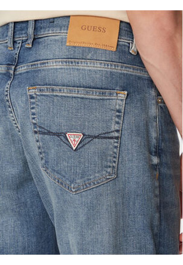 Guess Jeansy M6GA82 D0776 Niebieski Relaxed Fit. Kolor: niebieski