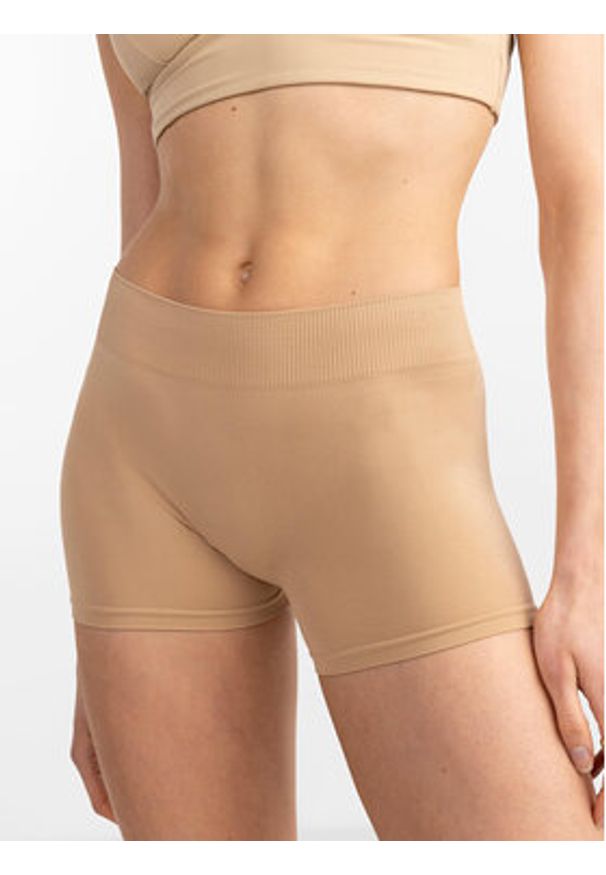 Pieces Szorty materiałowe 17065440 Beżowy Slim Fit. Kolor: beżowy. Materiał: syntetyk