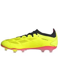 Adidas - Buty piłkarskie adidas Predator Pro Fg IG7776 żółte. Zapięcie: sznurówki. Kolor: żółty. Materiał: syntetyk, guma. Sport: piłka nożna #5