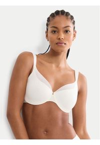 Triumph Biustonosz z fiszbiną Illusion Curve 10224856 Kremowy. Kolor: kremowy. Materiał: syntetyk #1