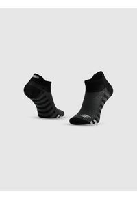 4f - 4F Skarpetki do biegania krótkie męskie - czarne 43-46. Kolor: czarny. Materiał: materiał. Wzór: prążki. Sport: bieganie #1